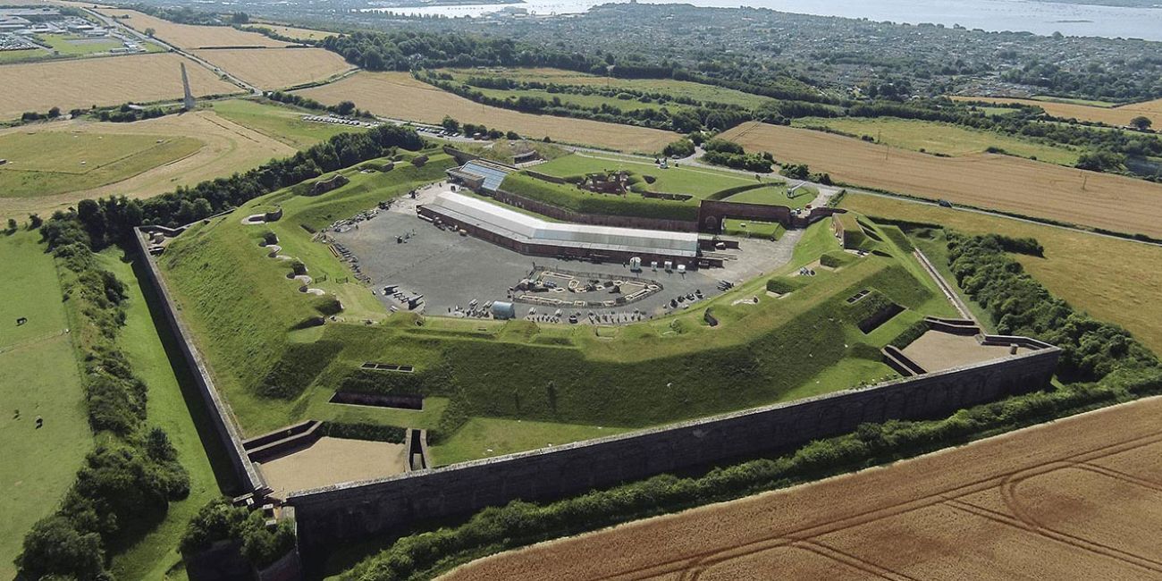 aerial view of Fort Nelson
