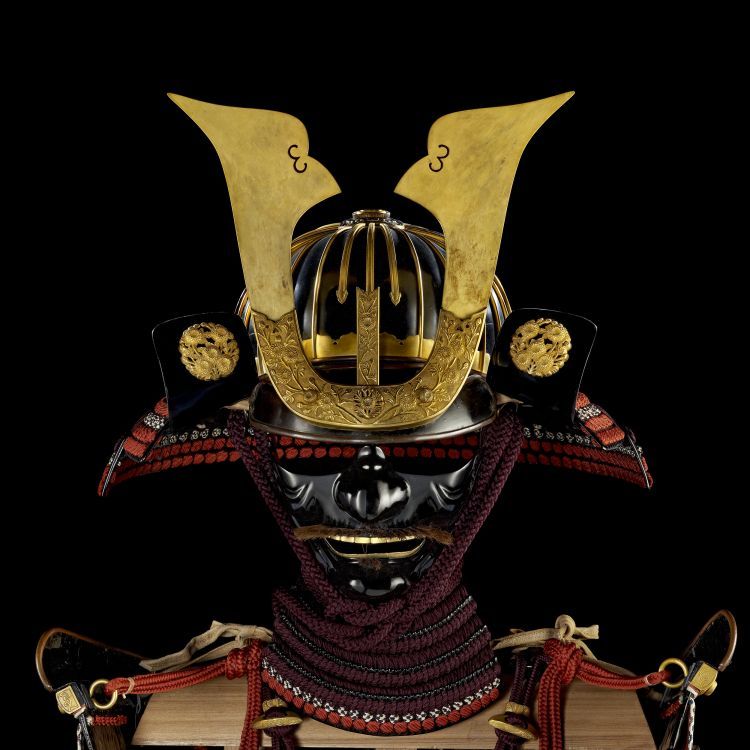 Samurai armour, helmet and mask