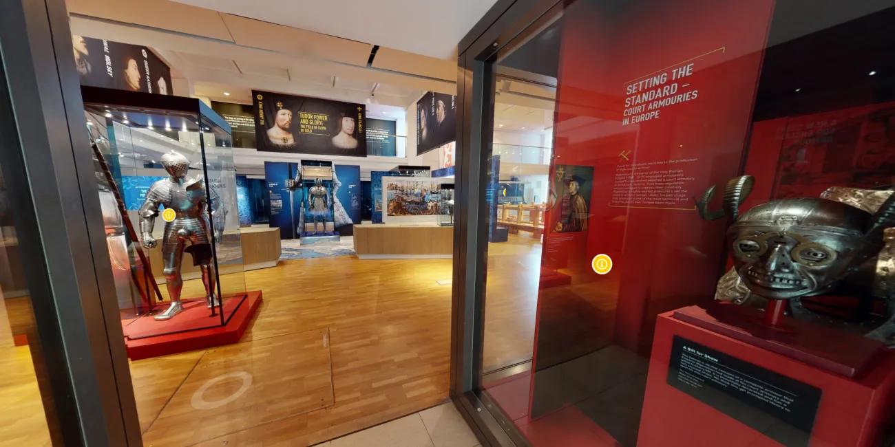 3D VR view of tournament gallery