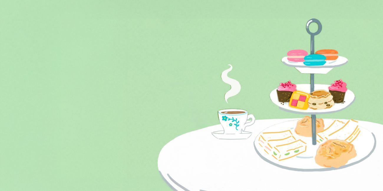 Illustration of afternoon tea