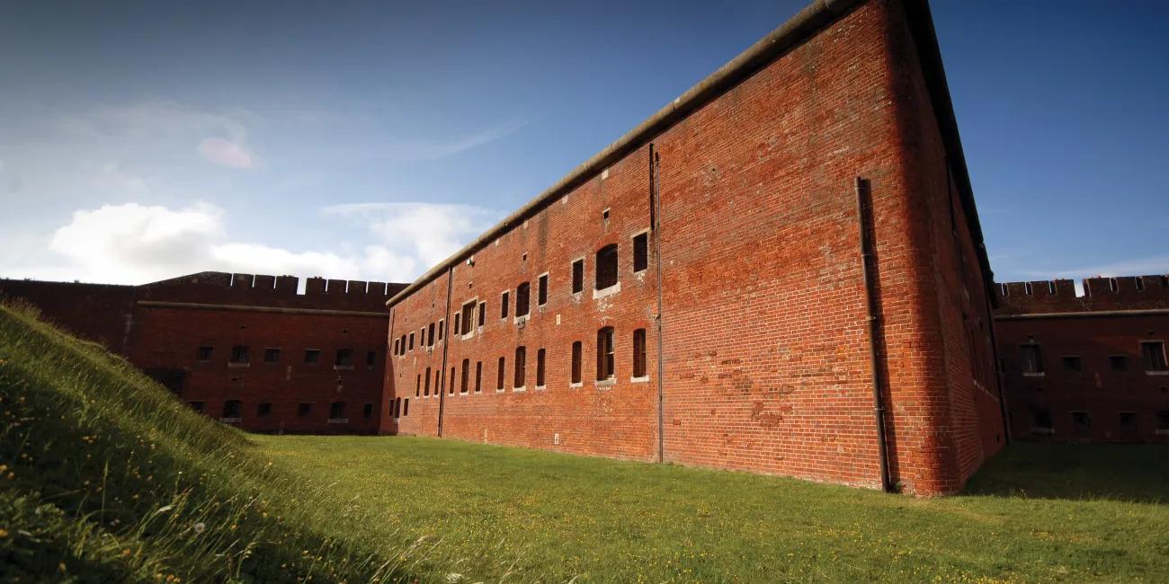 Brick building