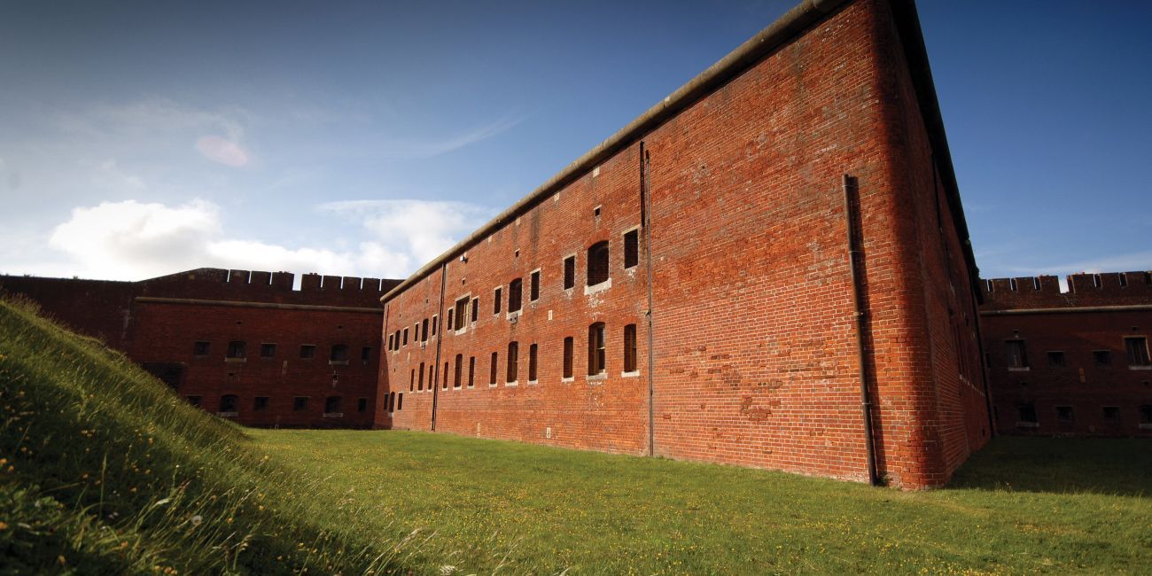 Brick building
