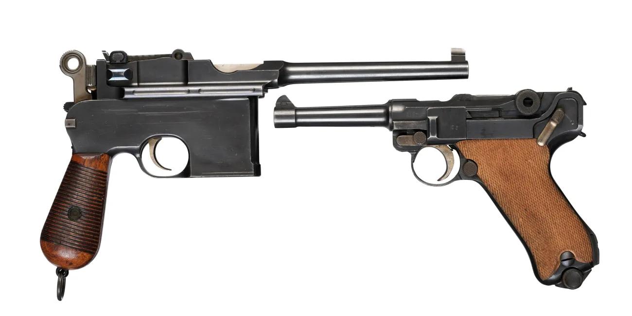 Two pistols 