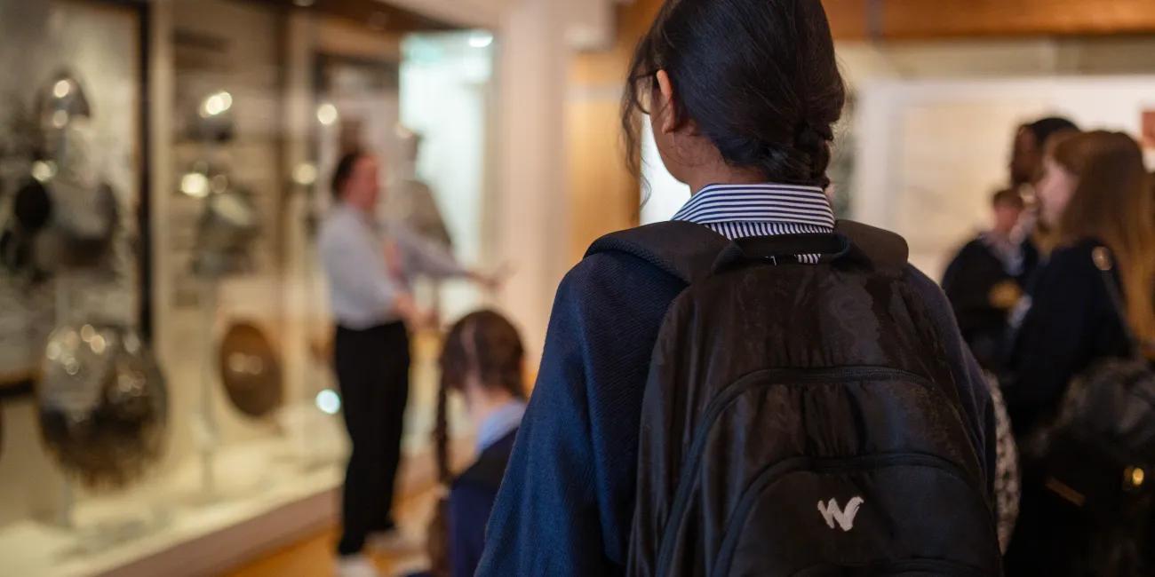 School group guided tour as part of Shakespeare Stage on Page and Stage