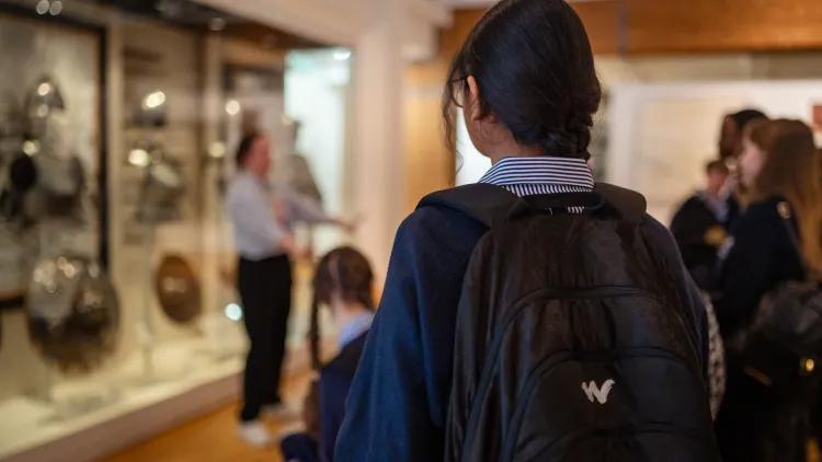 School group guided tour as part of Shakespeare Stage on Page and Stage