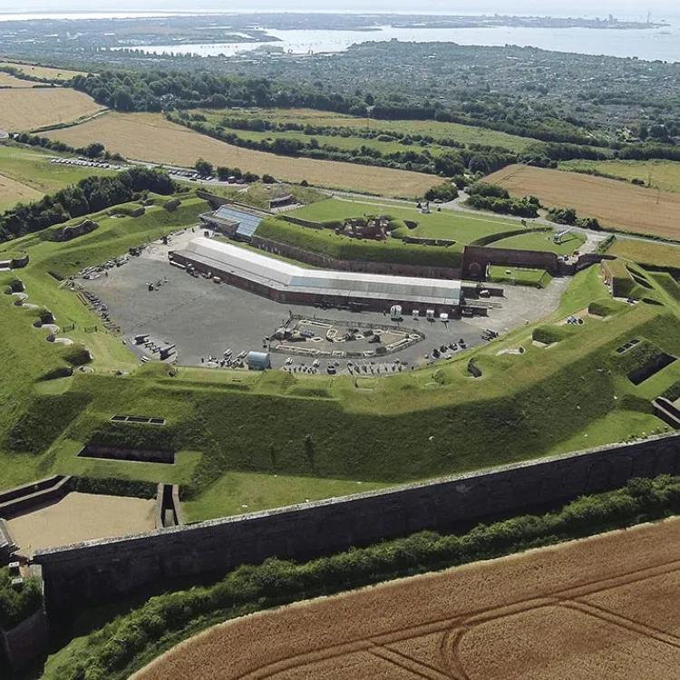 aerial view of Fort Nelson