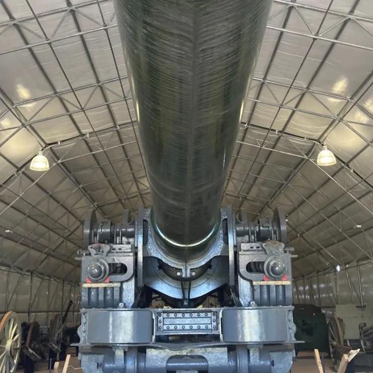 close up of the Railway Gun an 18-inch Howitzer