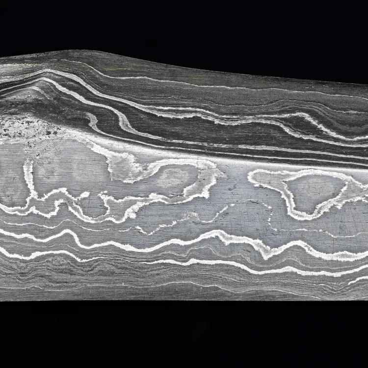 Intricate close up detail of the Indonesian Kris ceremonial dagger