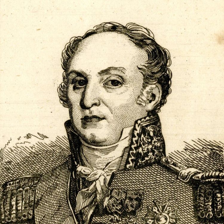 An engraving of General d'Erlon, a commander at the Battle of Waterloo