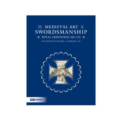 Blue book cover with the book title and and image of a medieval cross