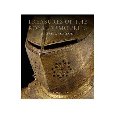 book cover with decorated gold coloured armoured helmet with a visor