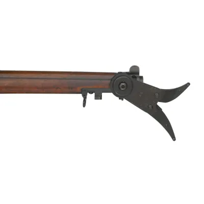 A gun muzzle with a unique wire cutting attachment