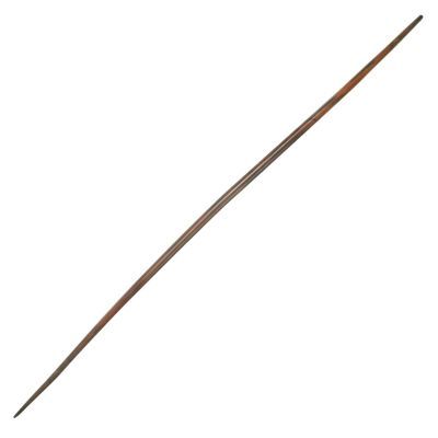 Yew longbow, tapering to points at the ends to allow for nocks