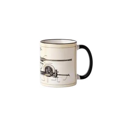 mug with labelled illustration of Bofors gun