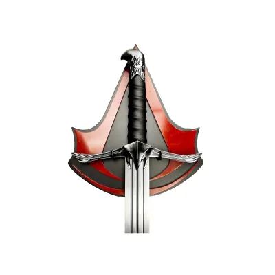 Fantasy weapon featuring a sleek blade and ornate detailing, inspired by the Assassin’s Creed game series