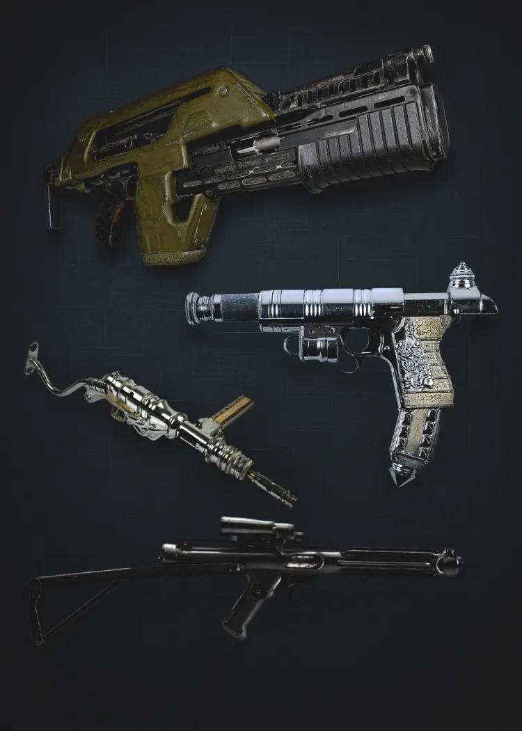 4 iconic movie prop guns