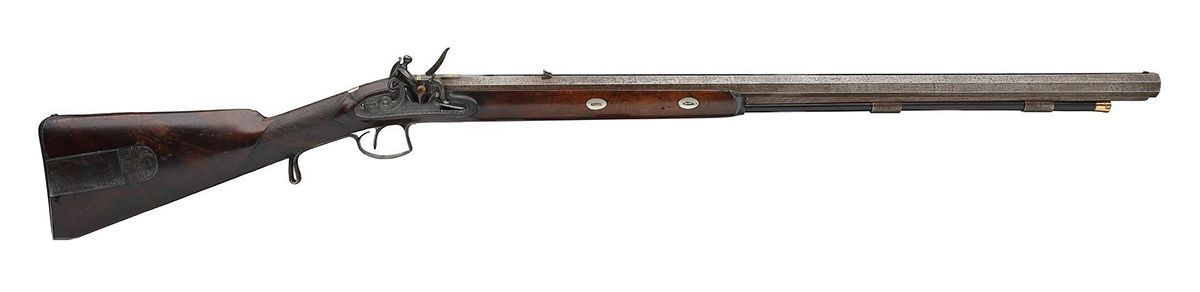 Flintlock muzzle loading rifle