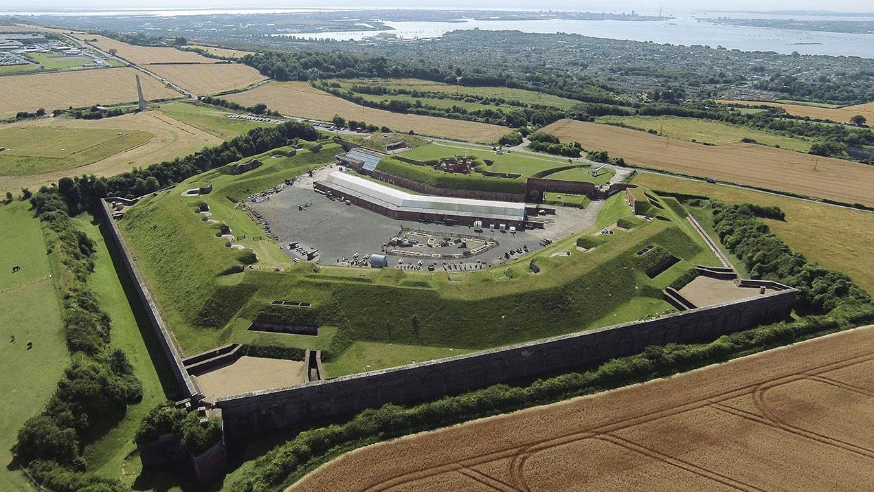 aerial view of Fort Nelson