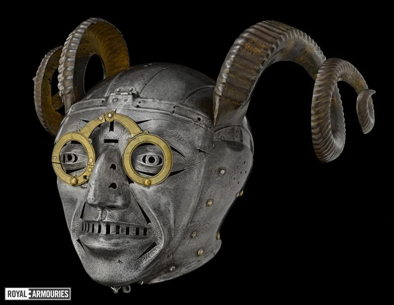 Armet the horned helmet