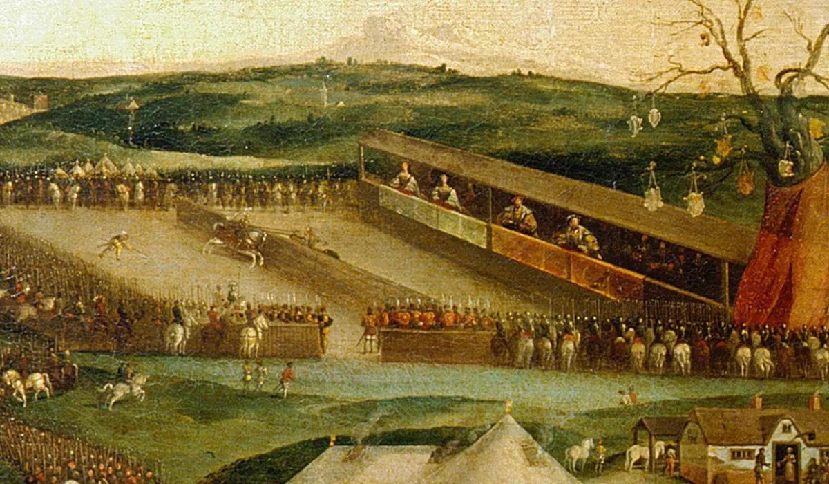 An image of jousting knights