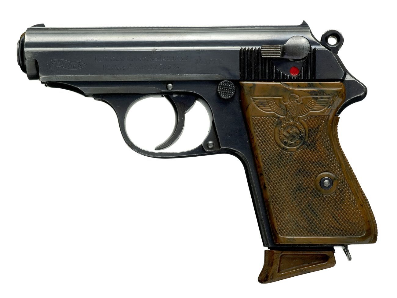 Pistol with the The Reichsadler of Nazi Germany on the grip