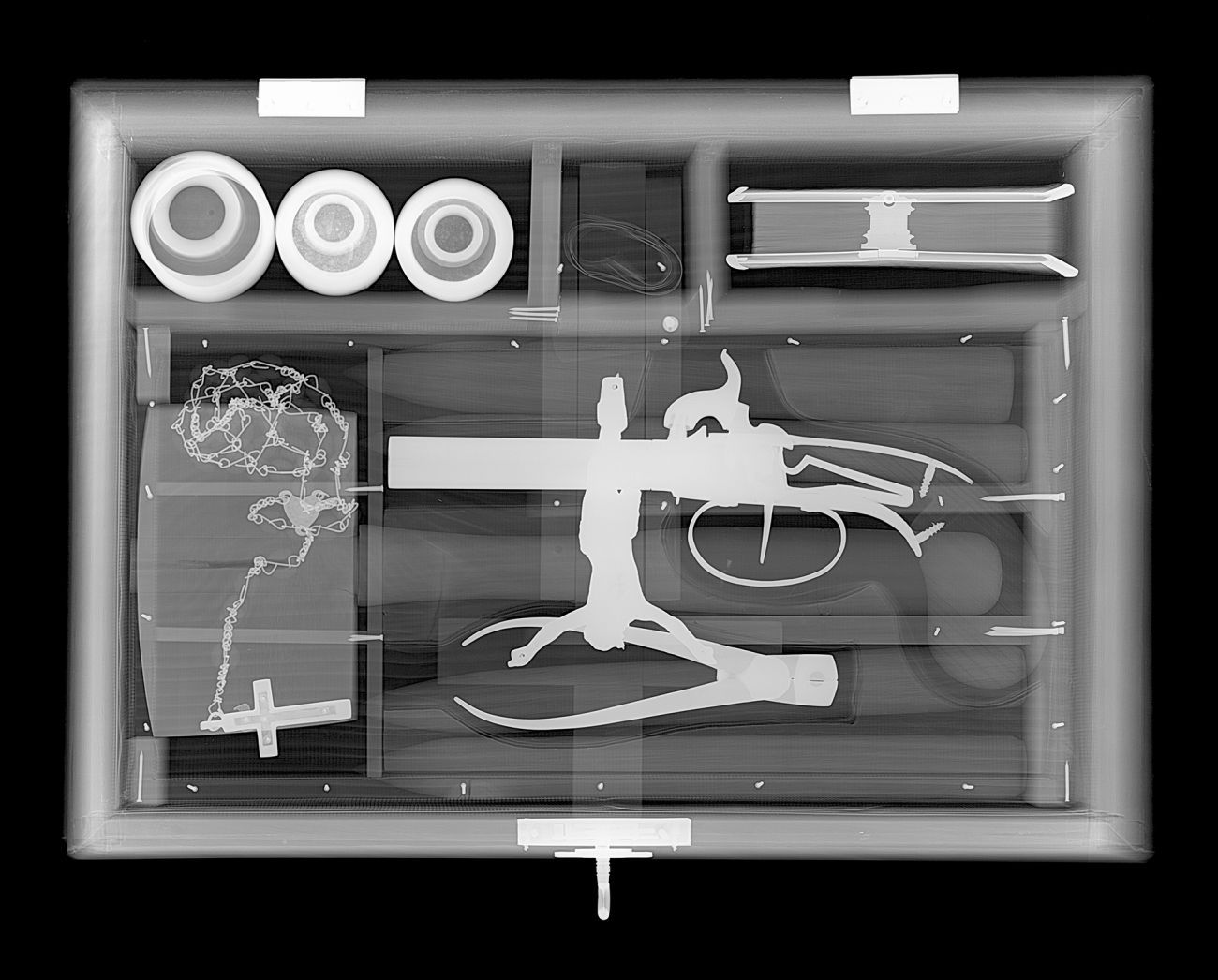 X-Ray scan of the contents of the vampire killing kit