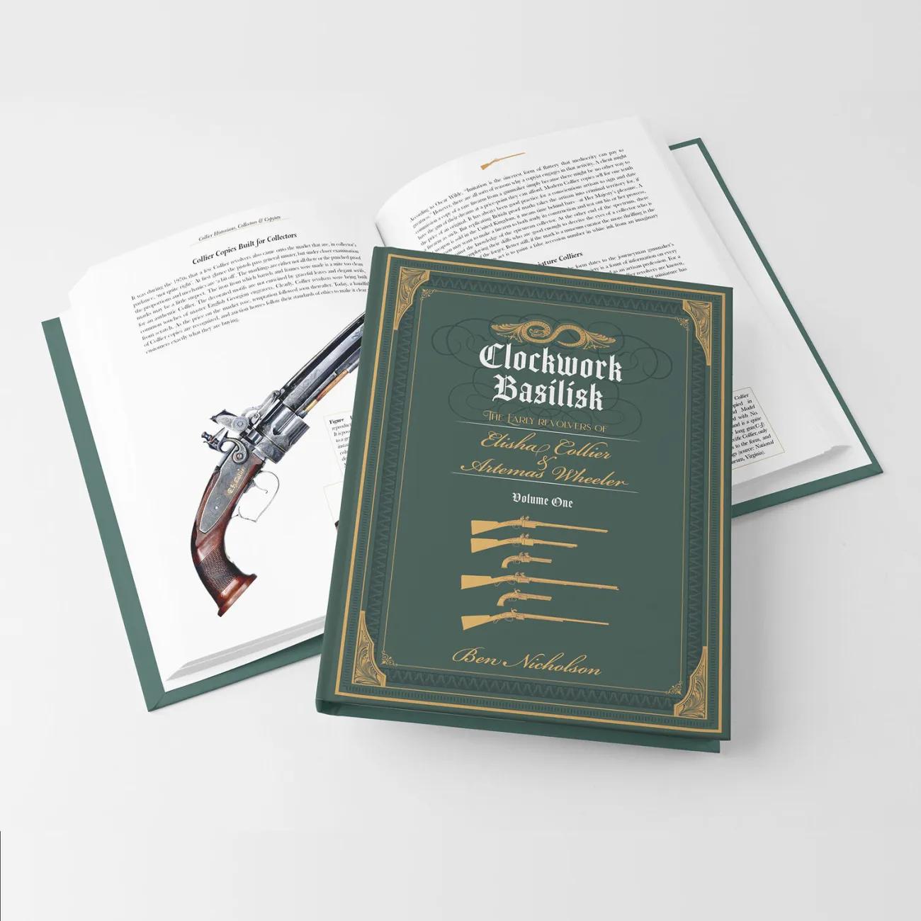 Clockwork Basilisk Early Revolvers book cover and inside.jpg