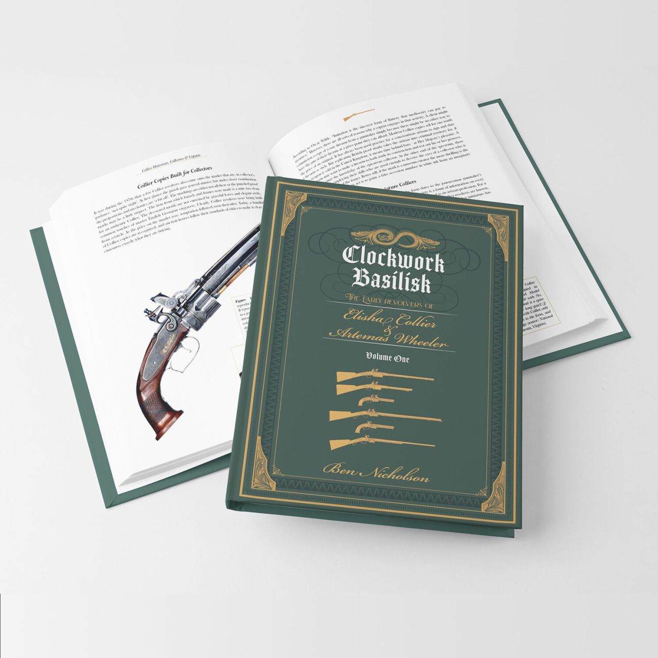 Clockwork Basilisk Early Revolvers book cover and inside.jpg