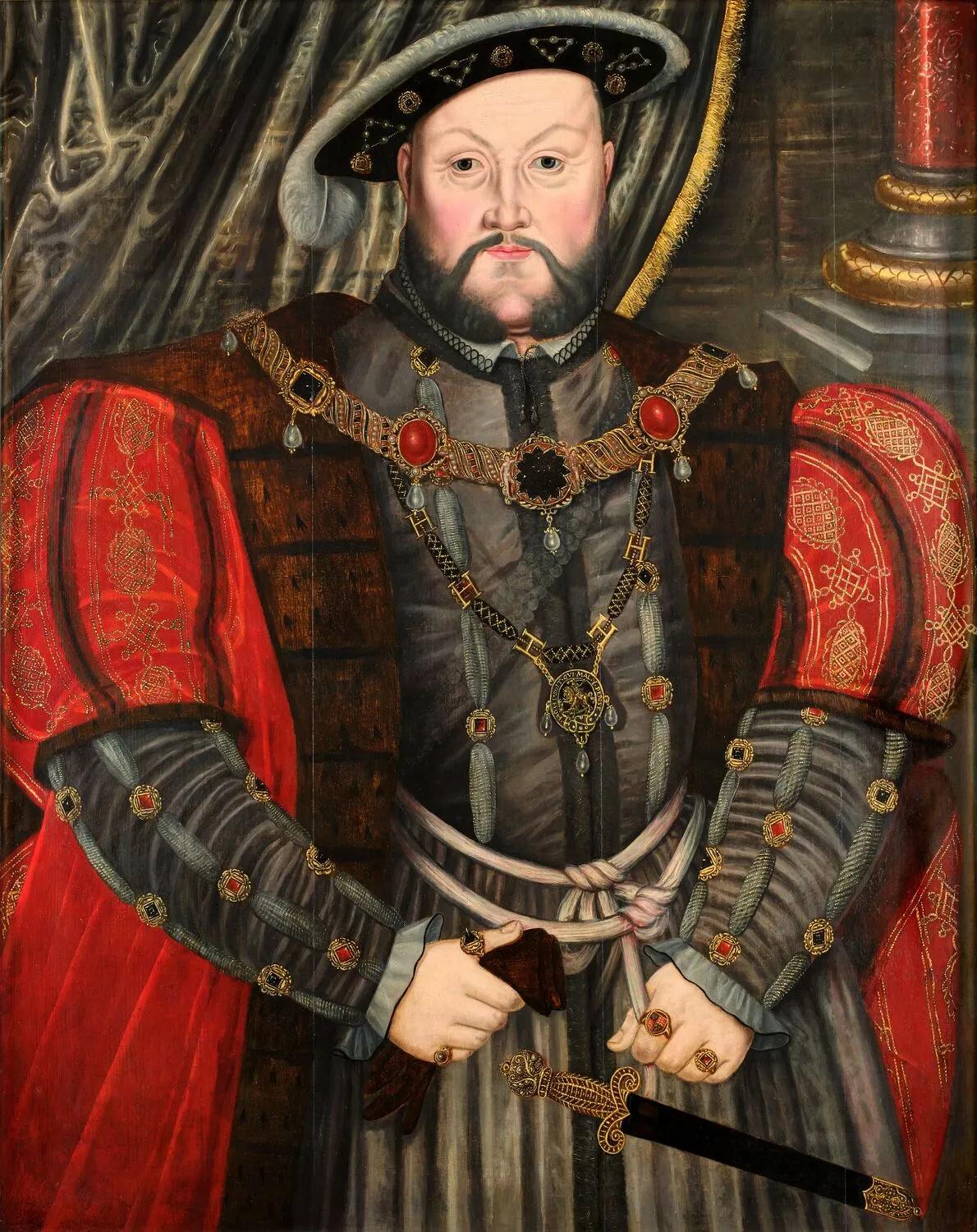 Henry VIII Portrait in colour