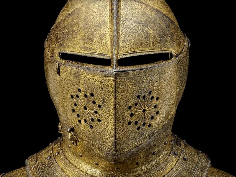 golden helmet