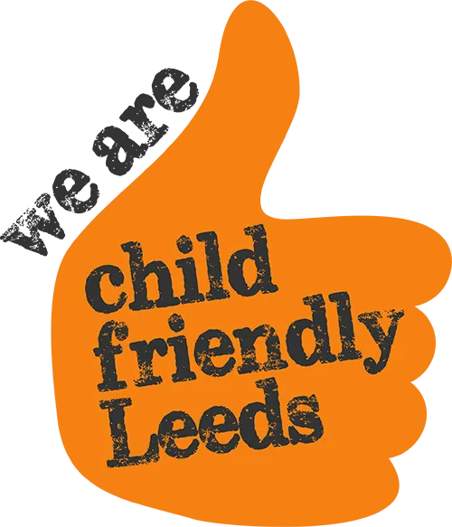 we are child friendly Leeds - thumbs up