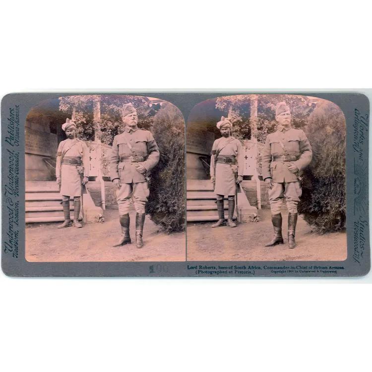 vintage picture of Lord Roberts in Pretoria, South Africa 1900