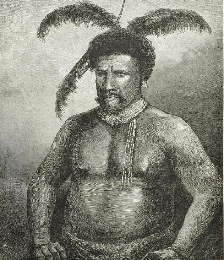 sketch of Cetewayo, the Zulu King 1879