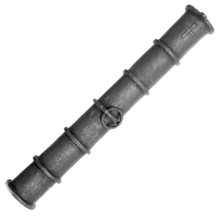 Barrel of a 3 pr muzzle-loading gun 1897