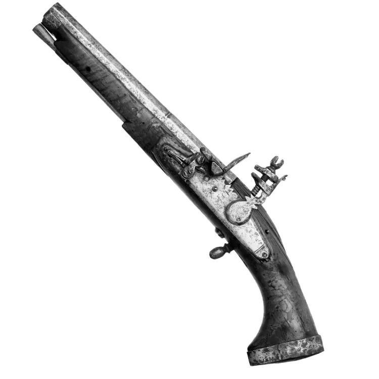 Flintlock pocket pistol