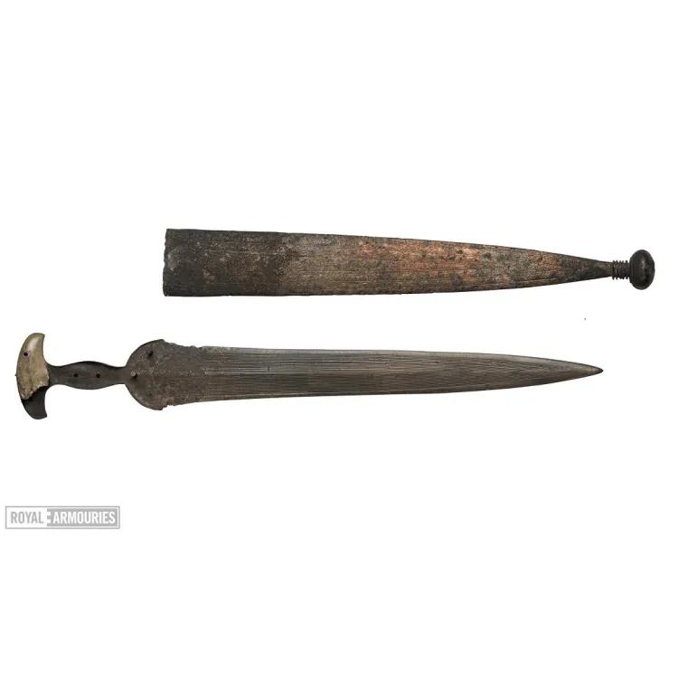 Ancient Greek sword and scabbard