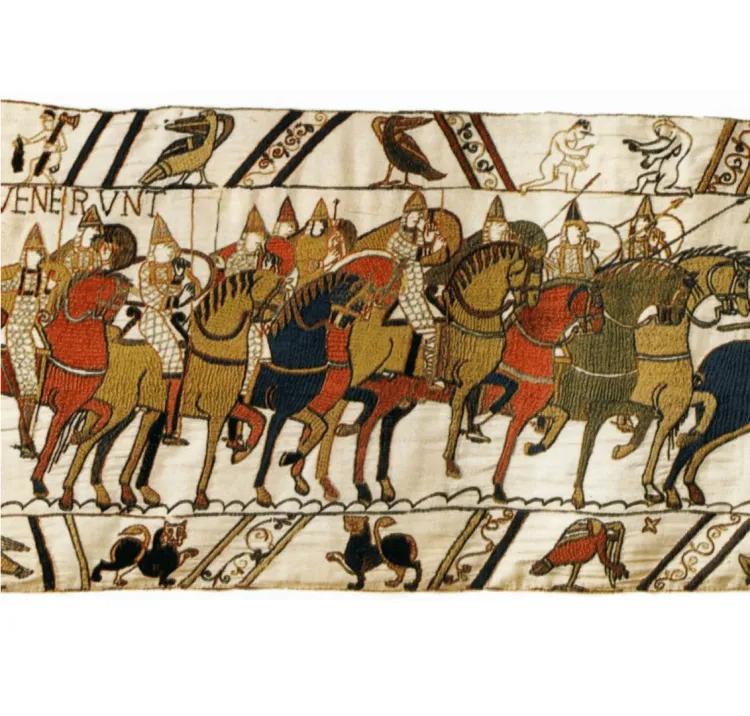 Bayeux Tapestry image of the Norman cavalry