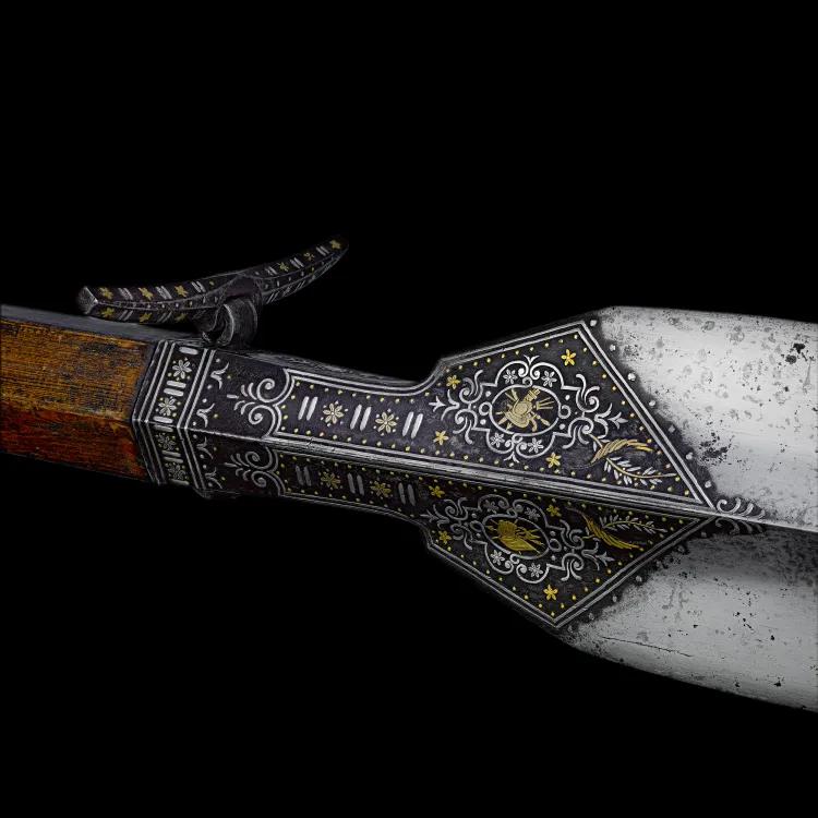 decorated spear head