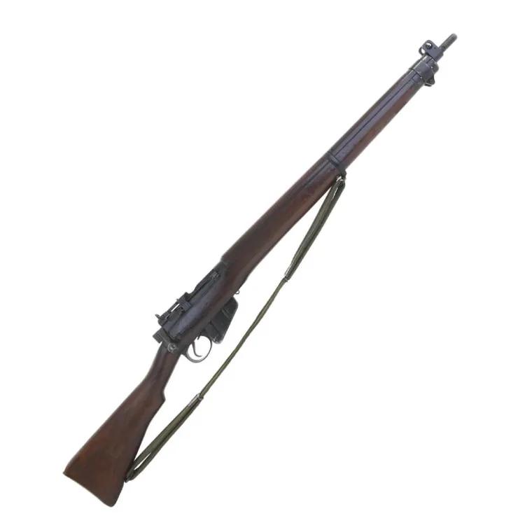 Enfield rifle with a shoulder strap