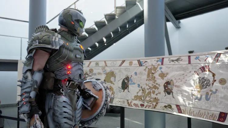 DOOM Slayeaux Tapestry at the Royal Armouries