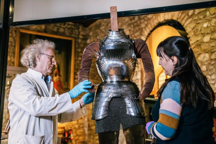Curators and the Champions Armour 