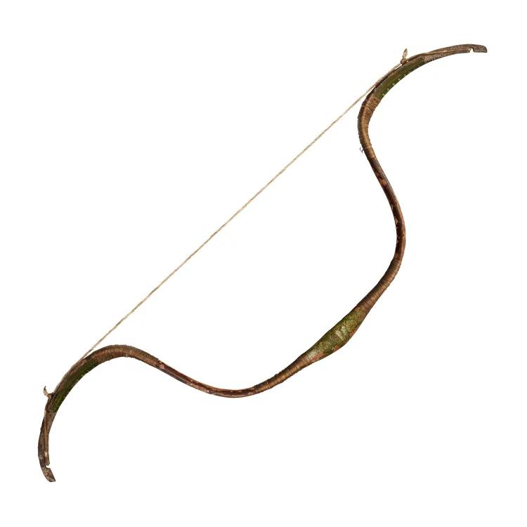 A strung composite bow 