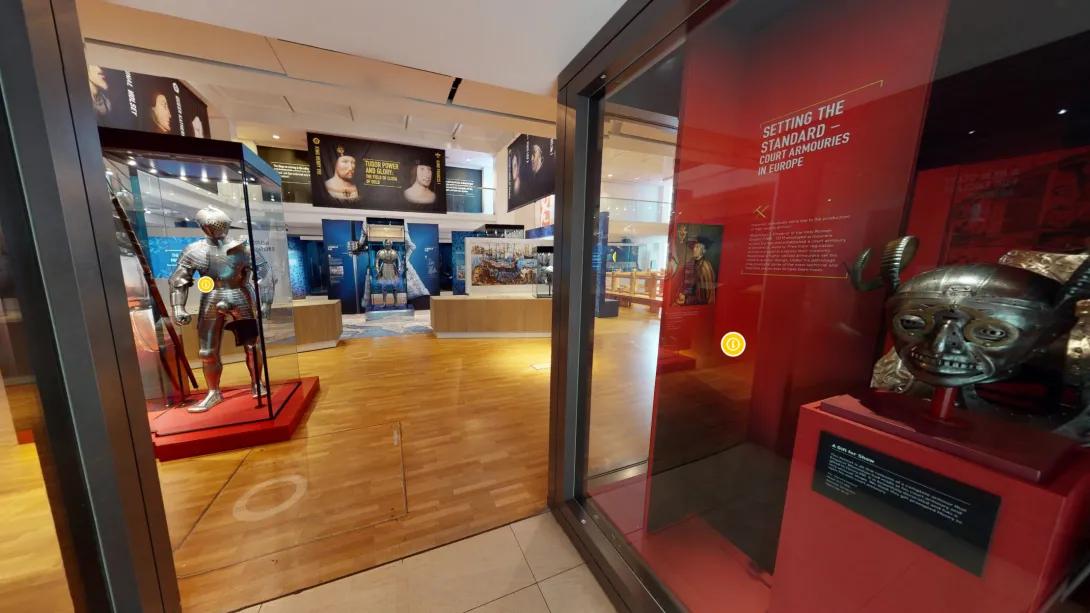 3D VR view of tournament gallery